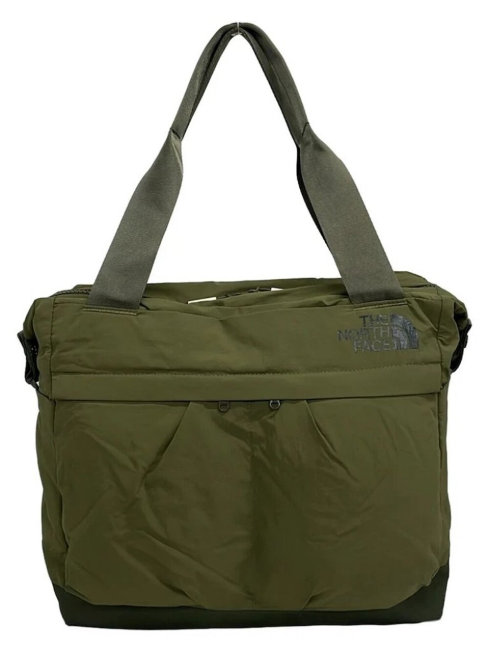 THE NORTH FACE Women's Never Stop Tote NMW82088 Khaki Polyester Tote Bag